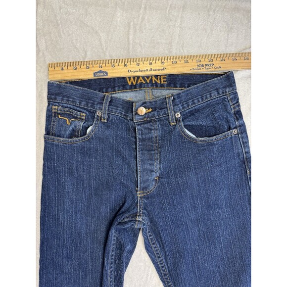 Kimes Ranch Wayne Jeans Men’s 29x36 Blue Slim Fit Western Stretch Denim USA - Picture 9 of 16